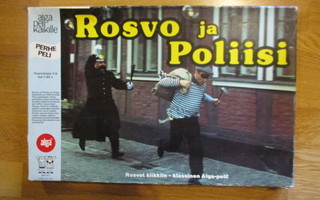 Rosvo ja Poliisi * ALGA lautapeli 1985 klassikko RETRO SIIST