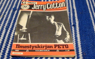 JERRY COTTON NO 22/1982 - Ilmestyskirjan PETO