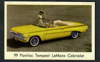 Keräilykuva - Auto - 99 Pontia Tempest LeMans Cabriolet