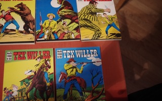 Tex Willer vuosikerta 1980, lehdet 12-16