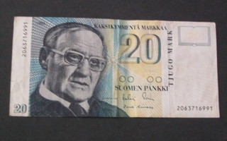 20 markkaa seteli 1993
