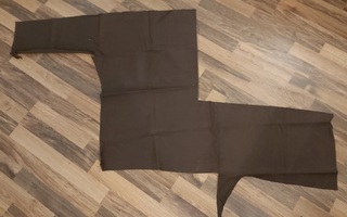 Ruskea tukeva kangas 77 x 140 cm
