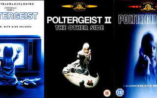 Poltergeist leffat 1-4, Steven Spielberg, Tobe Hooper 4xDVD
