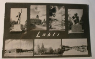 Lahti, monikuvapk (7 kuvaa), p. 1948 + rivileima Mustianoja