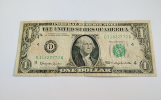 USA 1 Dollari, sarja 1963, D=Cleveland, käytetty