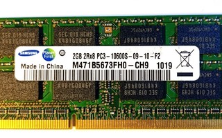 Samsung 2GB PC3-10600. 1333MHz SODIMM