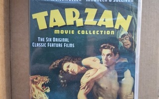 Tarzan 6 Elokuvaa "UUSI_MUOVEISSA" Johnny Weissmuller