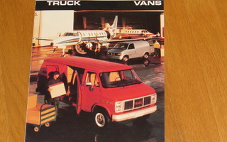 1986 GMC Vans esite - Safari Vandura - KUIN UUSI