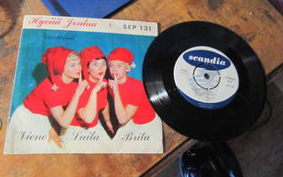 Vieno, Laila, Brita 7" EP Hyvää Joulua! 1961