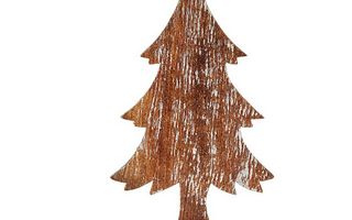 Joulupuu Ruskea 5 x 39 x 21 cm Hopeinen Puu