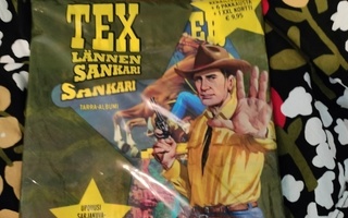 Tex Willer lännen sankari keräily albumi+tarrat avaamaton