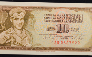 Jugoslavia 1968 10 Dinara