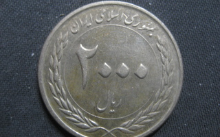 Iran  2000 rials   1389 (2010)   KM#?1276  cu.ni  keskuspank