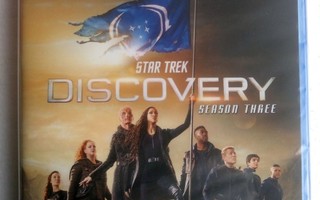 Star Trek Discovery kausi 3 (Blu-ray, uusi)