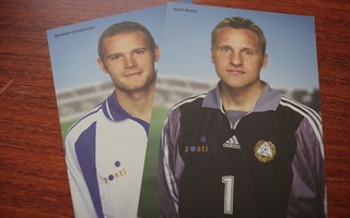 Antti Niemi ja Jonatan Johansson 2002