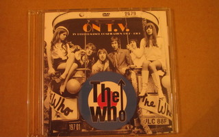 the  WHO :  ON  T.V. DVD  RARE!