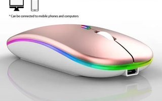 2.4G Bluetooth Mouse RGB Langaton lataus Hiiri