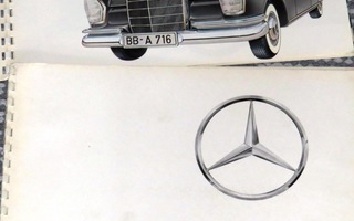 1960 Mercedes-Benz 220 PRESTIGE esite - KUIN UUSI - 32 sivua
