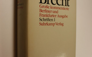 Bertolt Brecht : Grosse kommentierte Berliner und Frankfu...