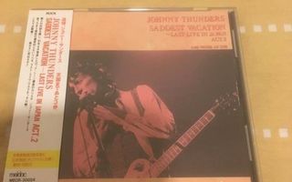 JOHNNY THUNDERS: Saddest Vacation - Act. 2  -CD (JAPAN)