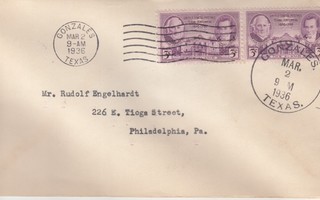 USA FDC 1936  State of Texas