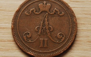 Suomi,10 penniä 1865, Aleksanteri II