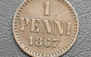 1 penni 1867  #1031