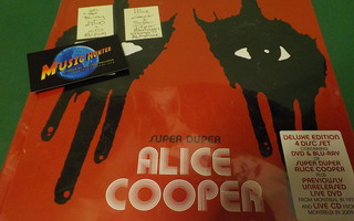 ALICE COOPER - SUPER DUPER UUSI BLU-RAY+2DVD+CD EARBOOK