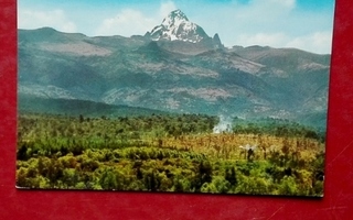 Mount Kenya-vuori postikortti