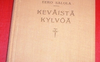 Eero Salola : Keväistä kylvöä - Koulupuheita  1940
