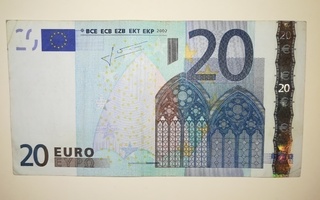 Euroseteli Suomi 20 EURO L/E003 sign.Trichet