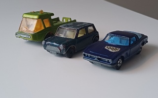 Vanhat Matchbox pikkuautot