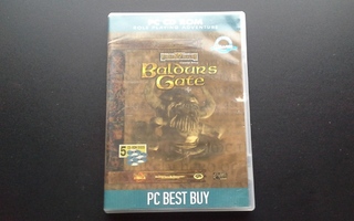 PC CD: Baldur's Gate peli (1998)