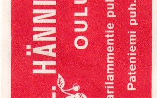 Oulu, L. Hänninen ,  b498