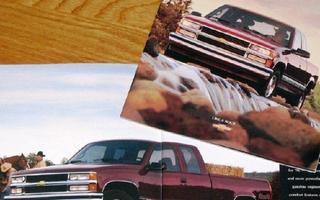 1996 Chevrolet Pickup esite - KUIN UUSI - 40 sivua