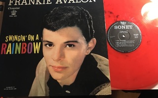 Frankie Avalon Swingin' On A Rainbow US/Swe Punainen LP 1959
