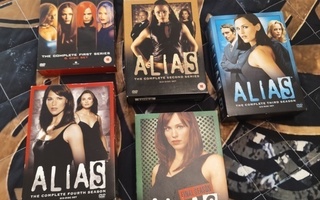 ALIAS kaudet 1 - 5 DVD Boxit (Koko sarja)