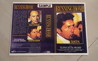 Running home (HUOM!) VHS kansipaperi / kansilehti