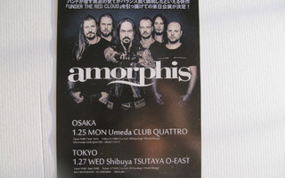 Amorphis Under the Red Japani esite. Kiertue 2016. UUSI.