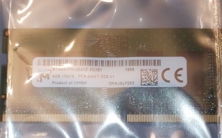 4GB 1RX16 PC4-2400T-SC0-11 DDR4 Ram muistikampa