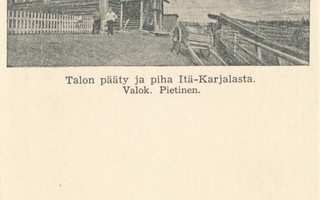 "ITÄ-KARJALA" Kenttäpostikortti