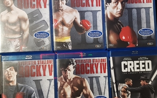 Rocky 1-5 +Creed Suomi-Julkaisu -Blu-Ray