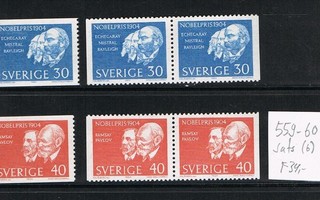 Ruotsi 1964 - Nobel voittajia 1904 sarja (6)  ++