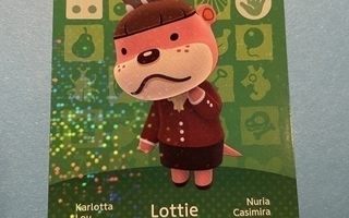 Animal Crossing Special kortti Lottie 311