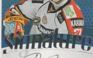 2011/12 Cardset  Signature Teemu Eronen , Jokerit