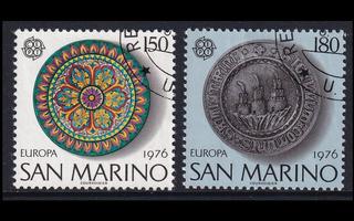 San Marino 1119-20 o Europa (1976)