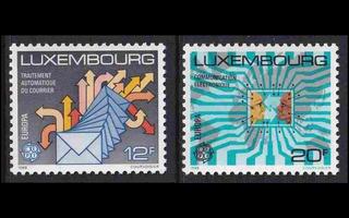 Luxemburg 1199-200 ** Europa viestintä ja liikenne (1988)