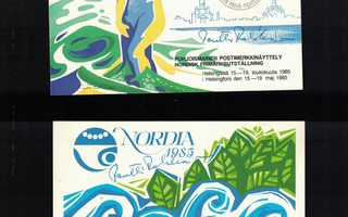 Nordia 1985, 2 kpl kortti