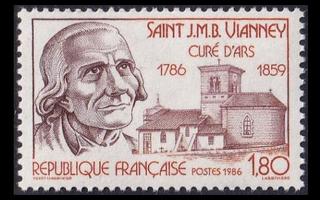 Ranska 2548 ** Jean-Marie Vianney (1986)