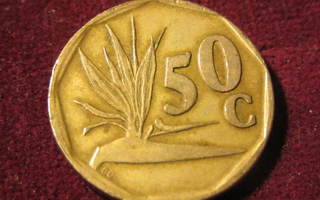 50 cents 1991 Etelä-Afrikka - South Africa